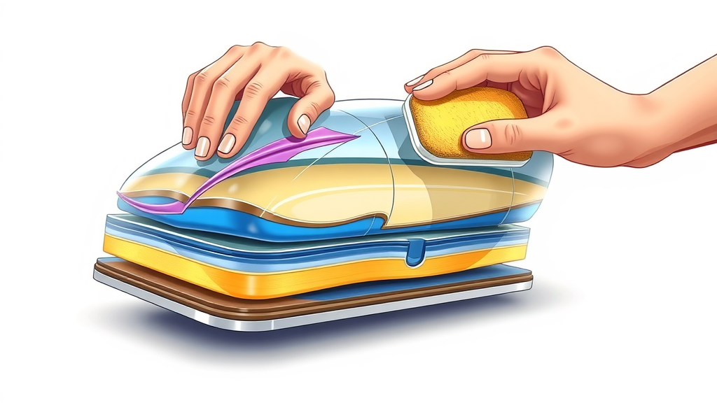 car paint layers with ceramic coating and wax coat technical illustration