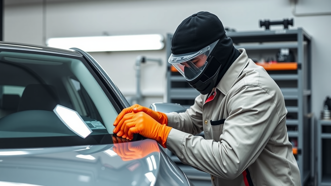 expert technician applying ceramic coating mobile auto detailing orange ca