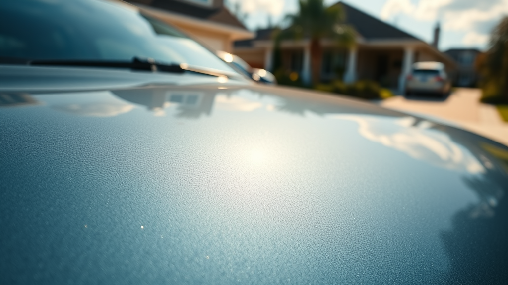 Close-up of luxury car