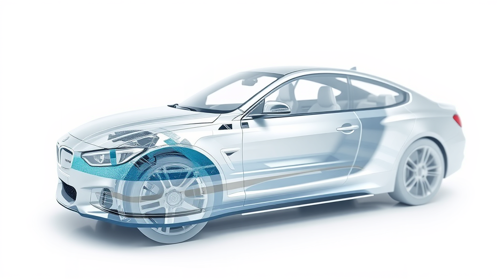 Cross-section diagram of car paint layers showing ceramic coating, paint protection film, and clear coat