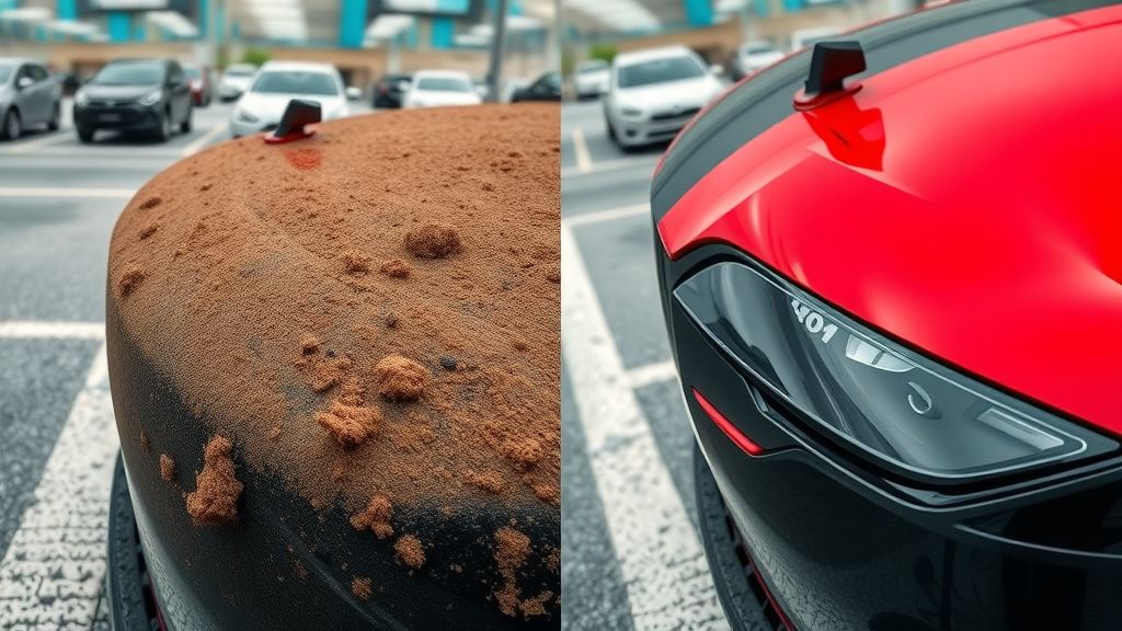 Ceramic coating aftercare comparison: neglected vs. well-maintained ceramic coated car